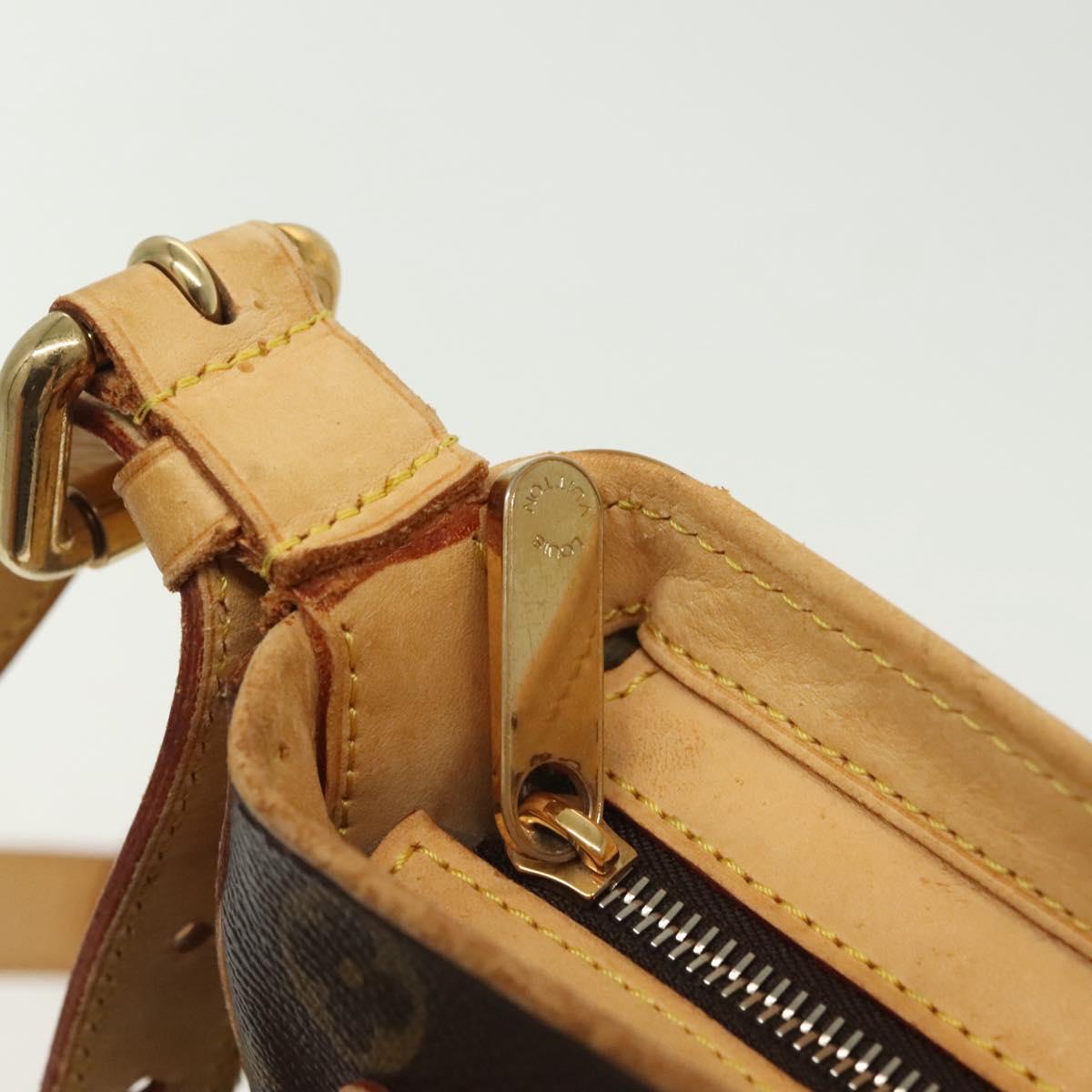 LOUIS VUITTON Monogram Hudson GM Shoulder Bag M40045 LV Auth BA4569