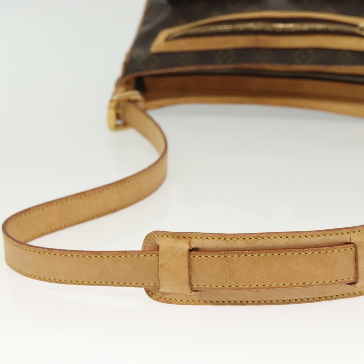 LOUIS VUITTON Monogram Hudson GM Shoulder Bag M40045 LV Auth BA4569