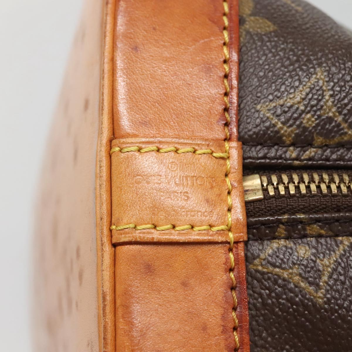 LOUIS VUITTON Monogram Alma Hand Bag M51130 LV Auth BA4619
