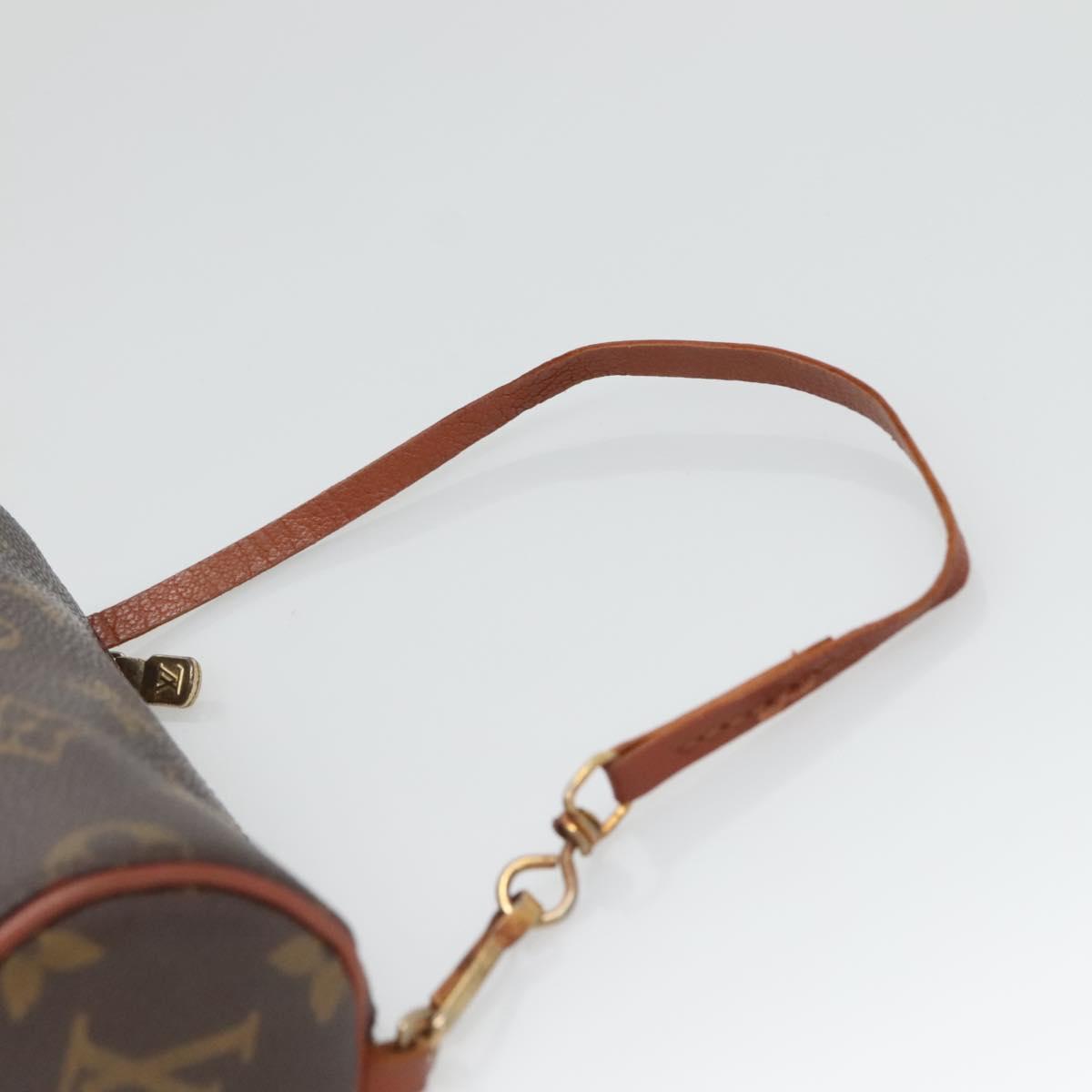 LOUIS VUITTON Monogram Papillon Pouch LV Auth BA4621