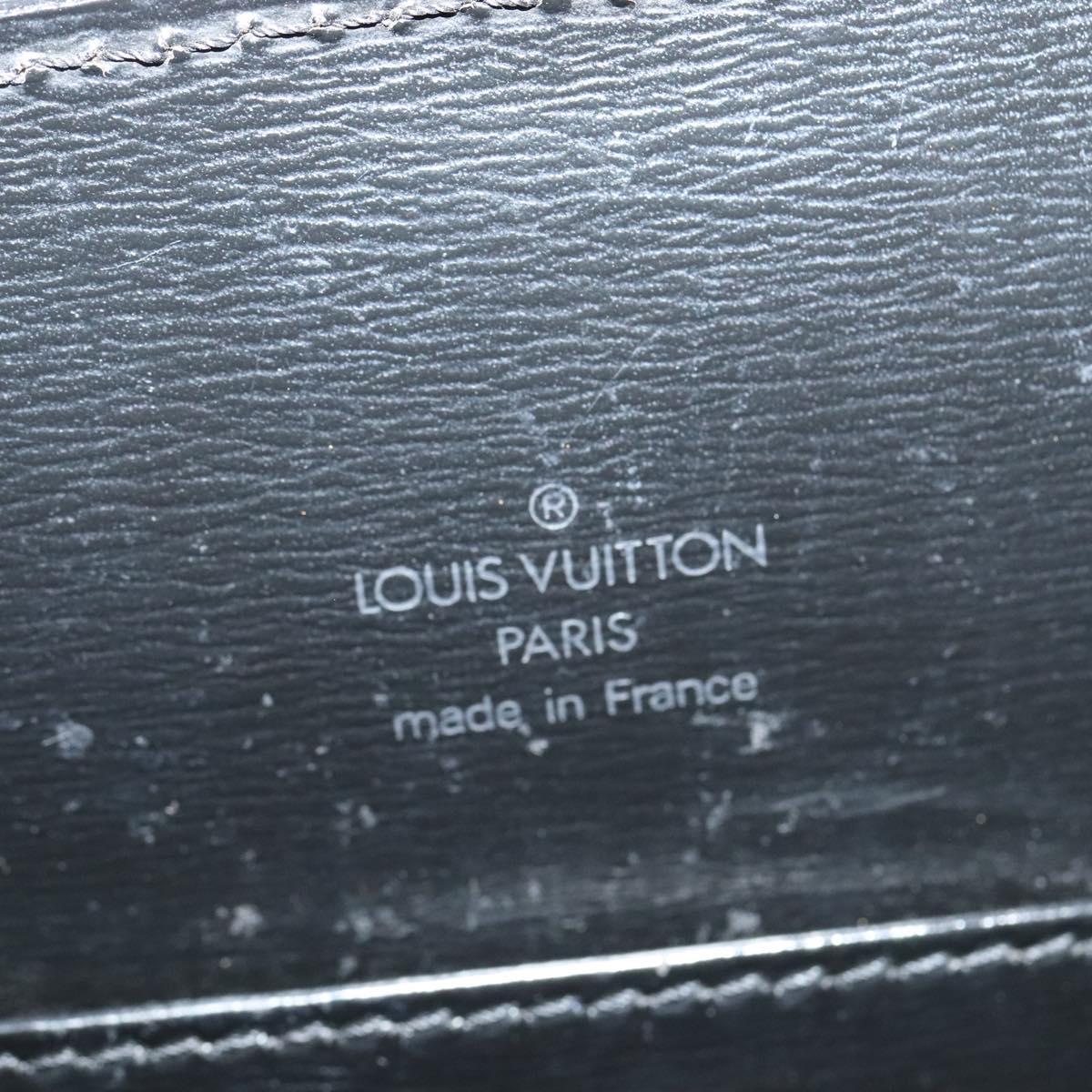 LOUIS VUITTON Epi Capuchin Shoulder Bag Black M52342 LV Auth BA4635