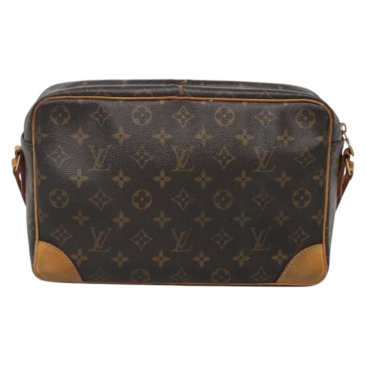 LOUIS VUITTON Monogram Trocadero 30 Shoulder Bag M51272 LV Auth BA4650