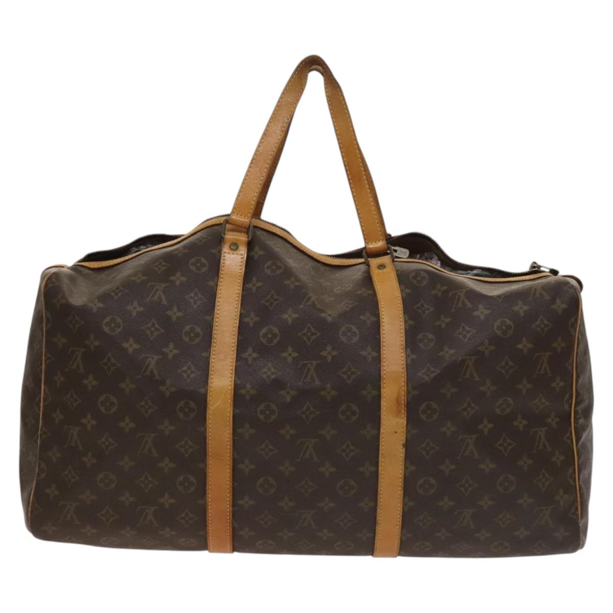 LOUIS VUITTON Monogram Sac Souple 55 Boston Bag M41622 LV Auth BA4662
