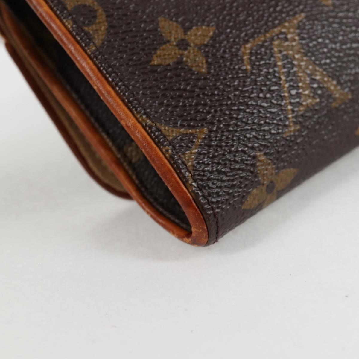 LOUIS VUITTON Monogram Pochette Twin GM Shoulder Bag M51852 LV Auth BA4664