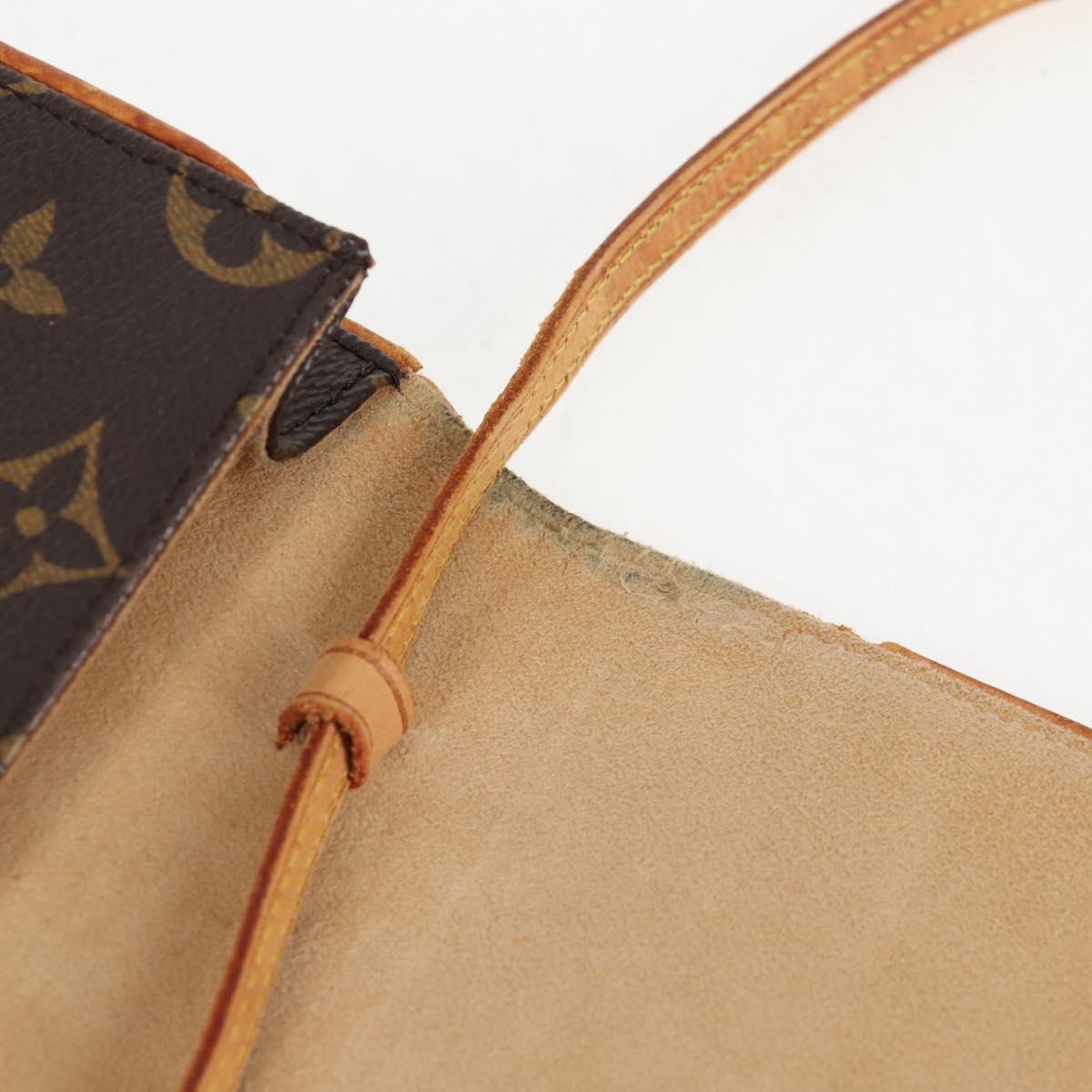 LOUIS VUITTON Monogram Pochette Twin GM Shoulder Bag M51852 LV Auth BA4664