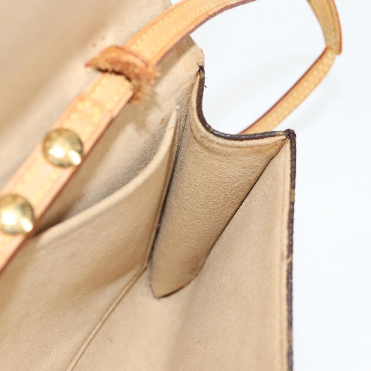 LOUIS VUITTON Monogram Pochette Twin GM Shoulder Bag M51852 LV Auth BA4664