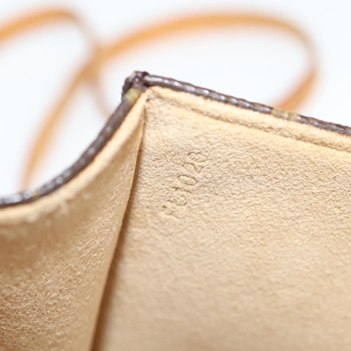 LOUIS VUITTON Monogram Pochette Twin GM Shoulder Bag M51852 LV Auth BA4664