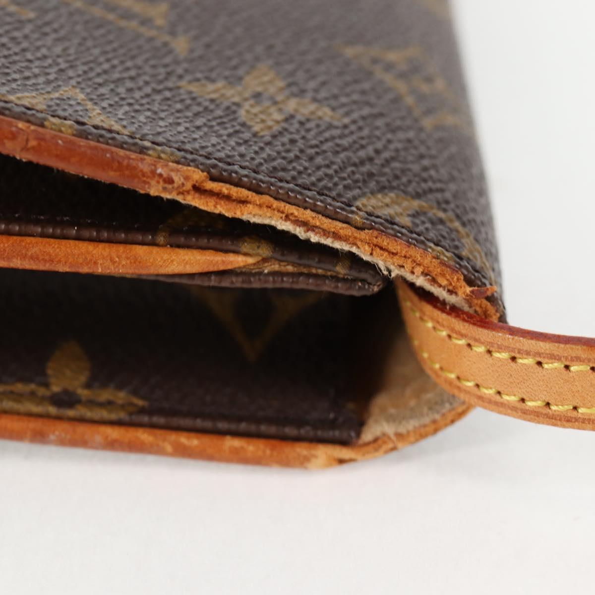 LOUIS VUITTON Monogram Pochette Twin GM Shoulder Bag M51852 LV Auth BA4664