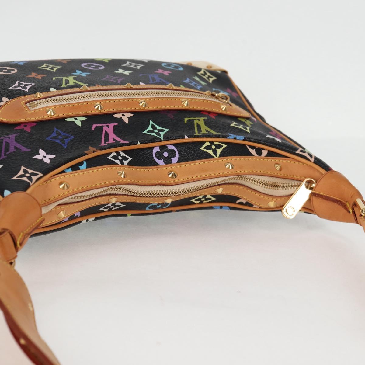 LOUIS VUITTON Multicolor Boulogne Shoulder Bag Black M92638 LV Auth BA4683SAV