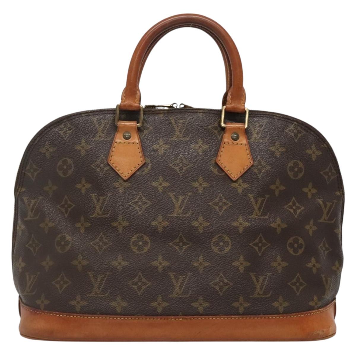 LOUIS VUITTON Monogram Alma Hand Bag M51130 LV Auth BA4709