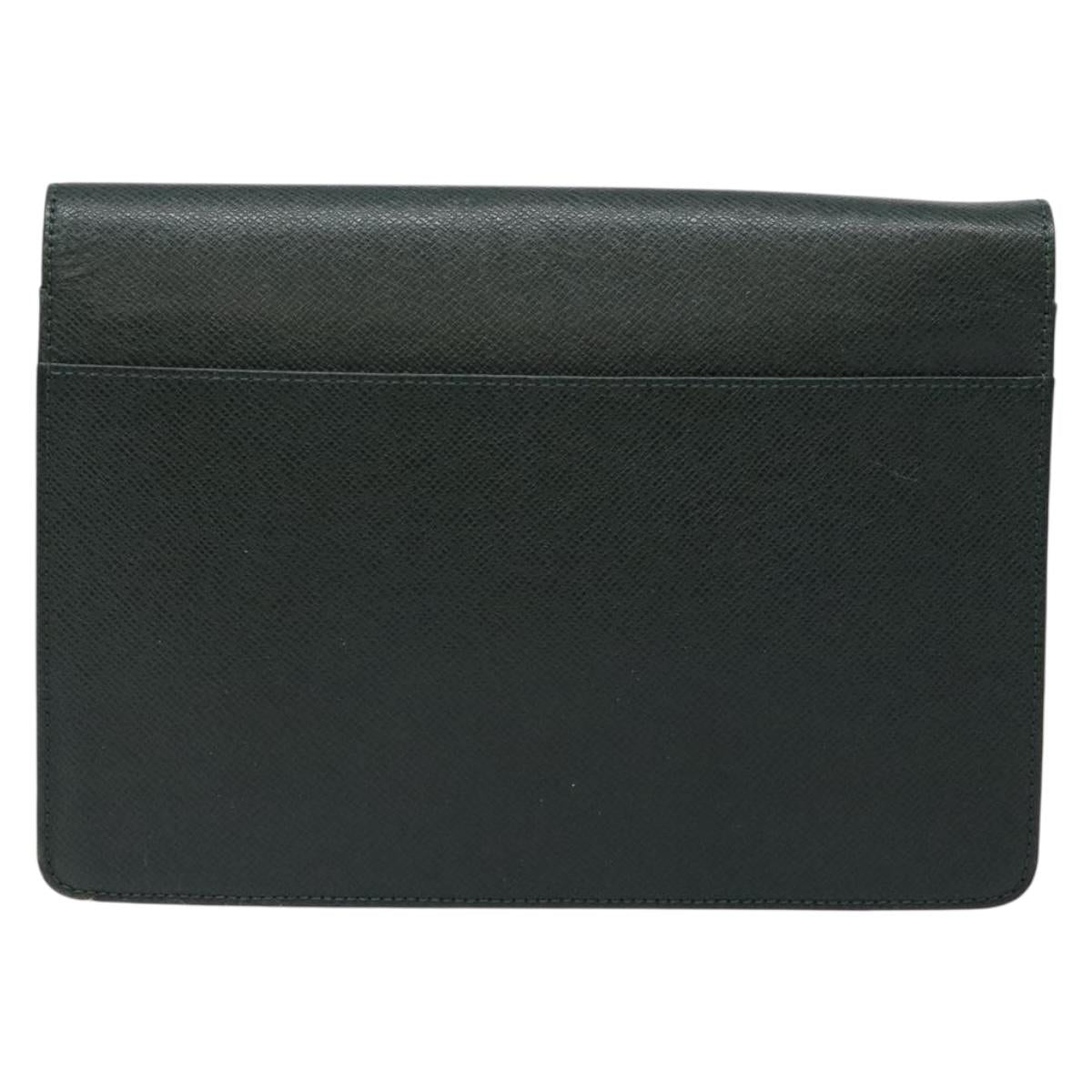 LOUIS VUITTON Taiga Pochette Kourad Clutch Bag Epicea M30194 LV Auth BA4727