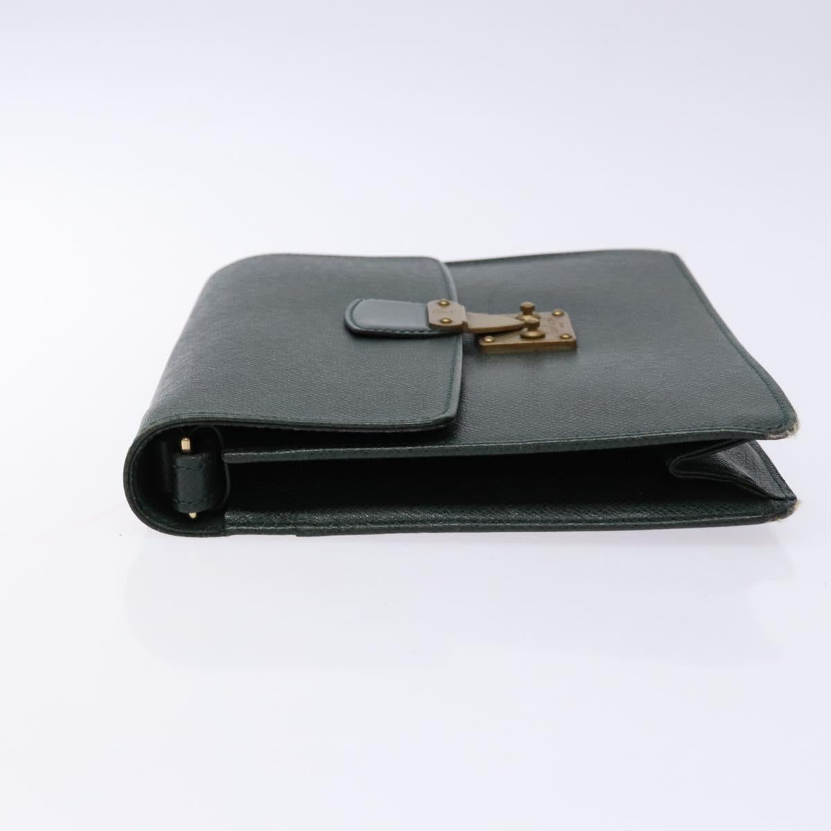 LOUIS VUITTON Taiga Pochette Kourad Clutch Bag Epicea M30194 LV Auth BA4727