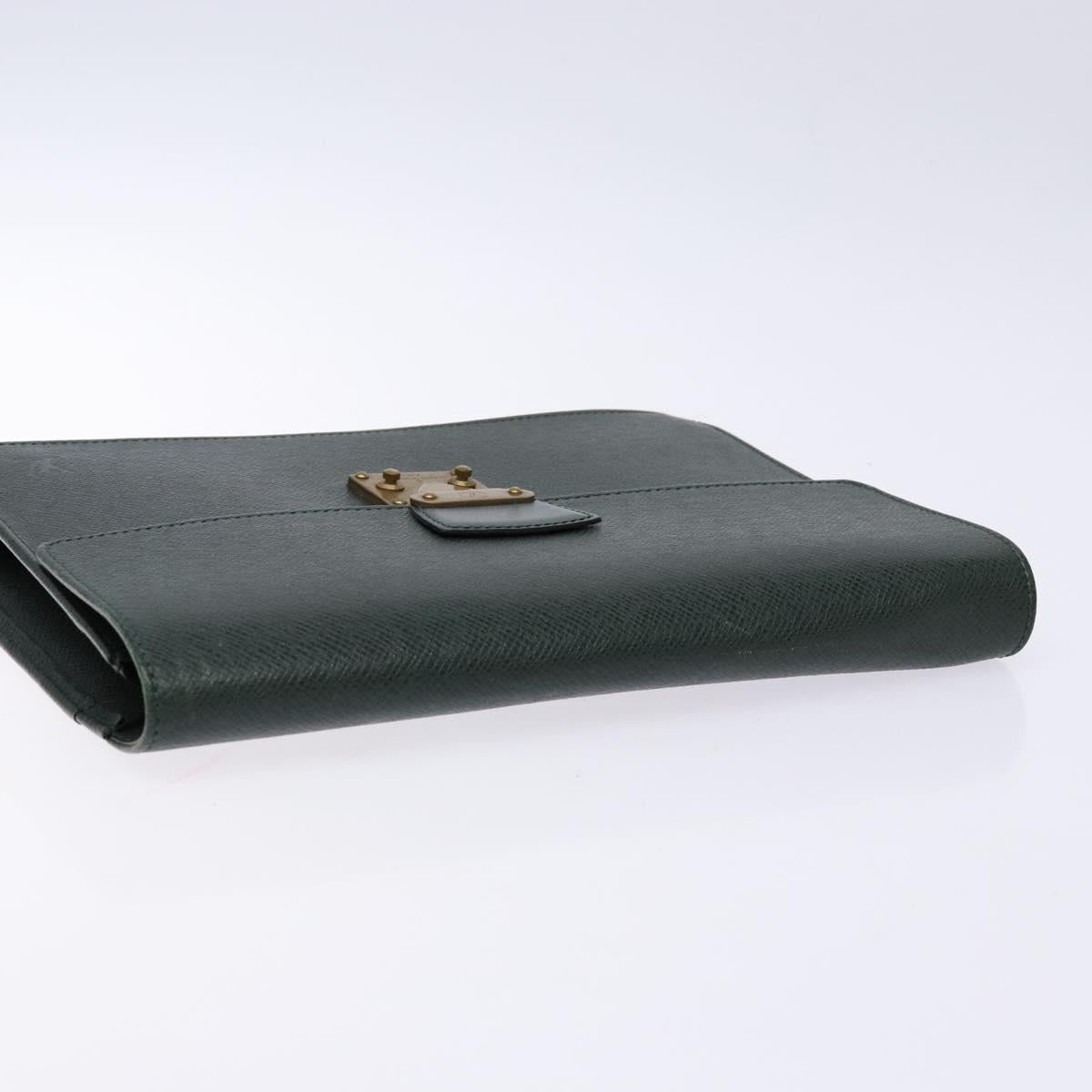 LOUIS VUITTON Taiga Pochette Kourad Clutch Bag Epicea M30194 LV Auth BA4727