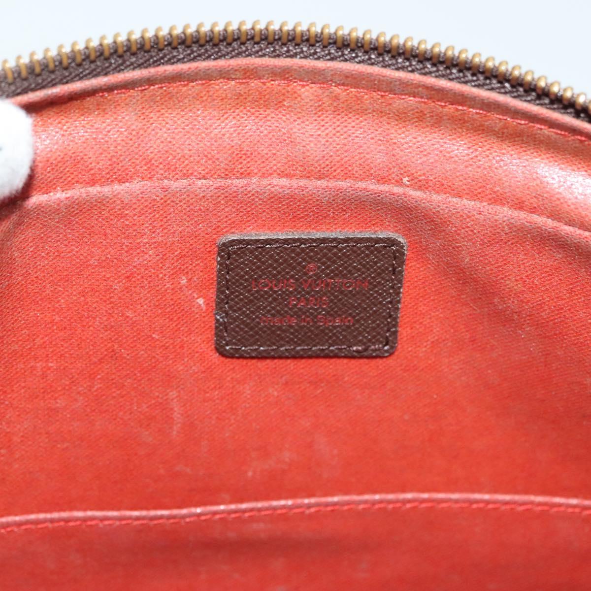 LOUIS VUITTON Damier Ebene Trousse Toilette Clutch Bag N47623 LV Auth BA4732