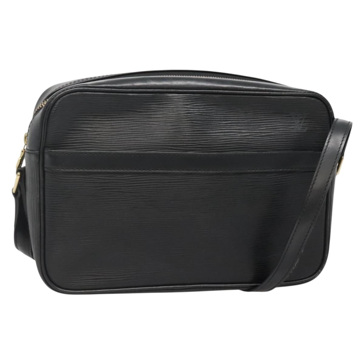 LOUIS VUITTON Epi Trocadero 27 Shoulder Bag Black M52312 LV Auth BA4733