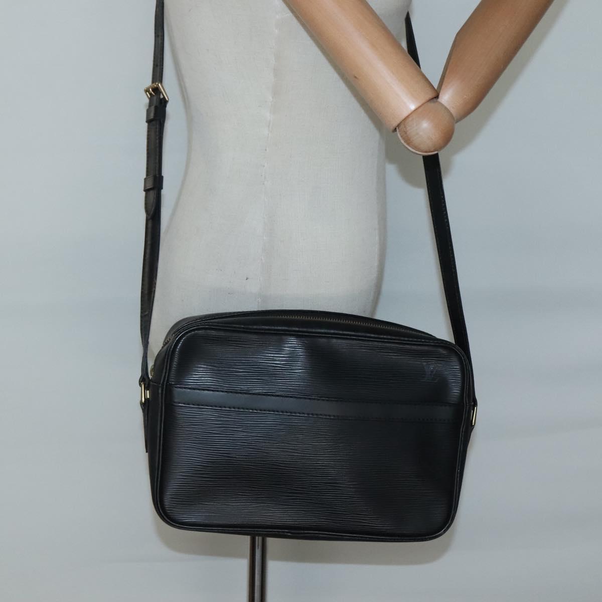 LOUIS VUITTON Epi Trocadero 27 Shoulder Bag Black M52312 LV Auth BA4733