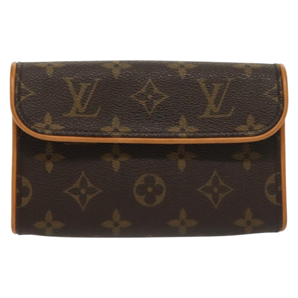 LOUIS VUITTON Monogram Pochette Florentine Waist Bag M51855 LV Auth BA4754