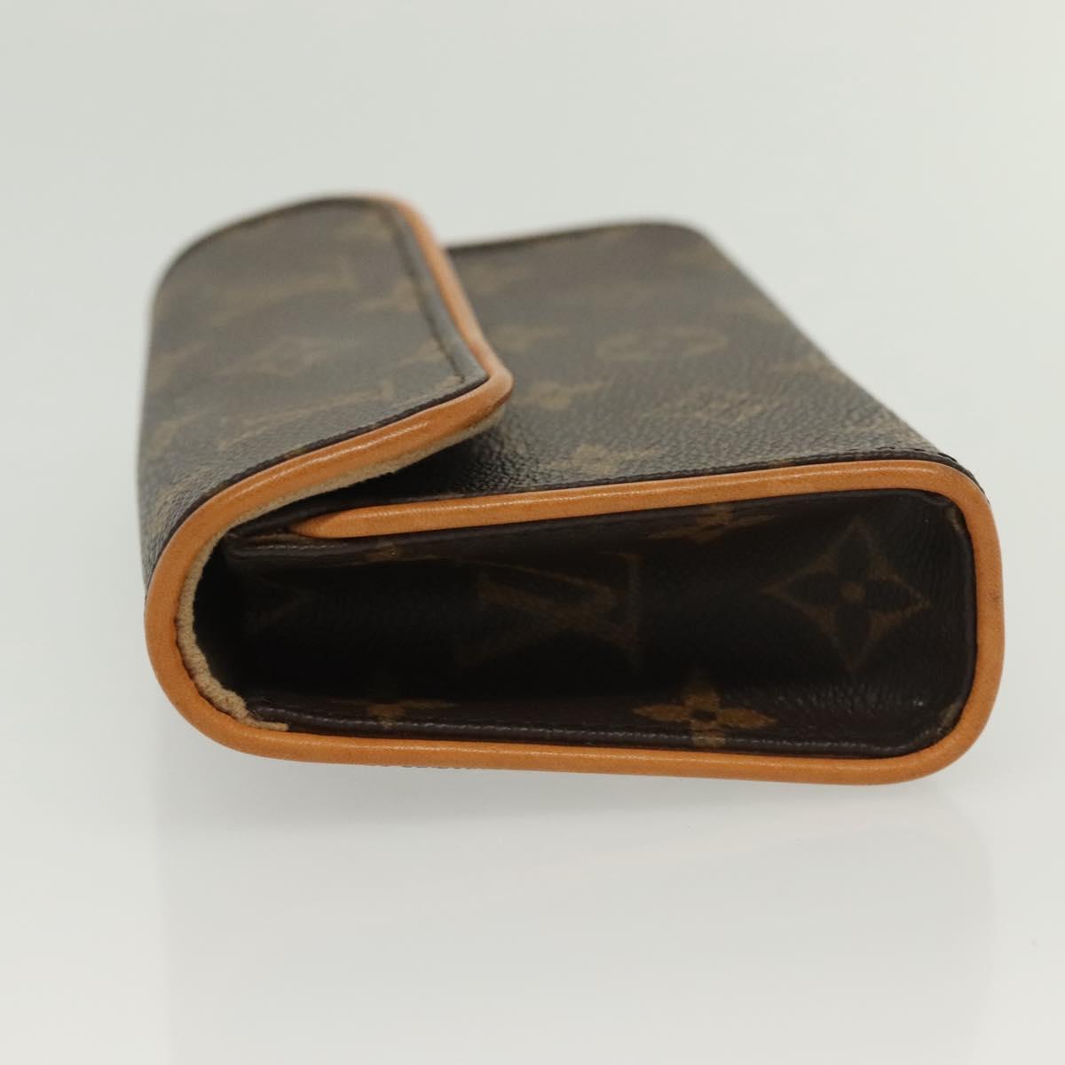 LOUIS VUITTON Monogram Pochette Florentine Waist Bag M51855 LV Auth BA4754