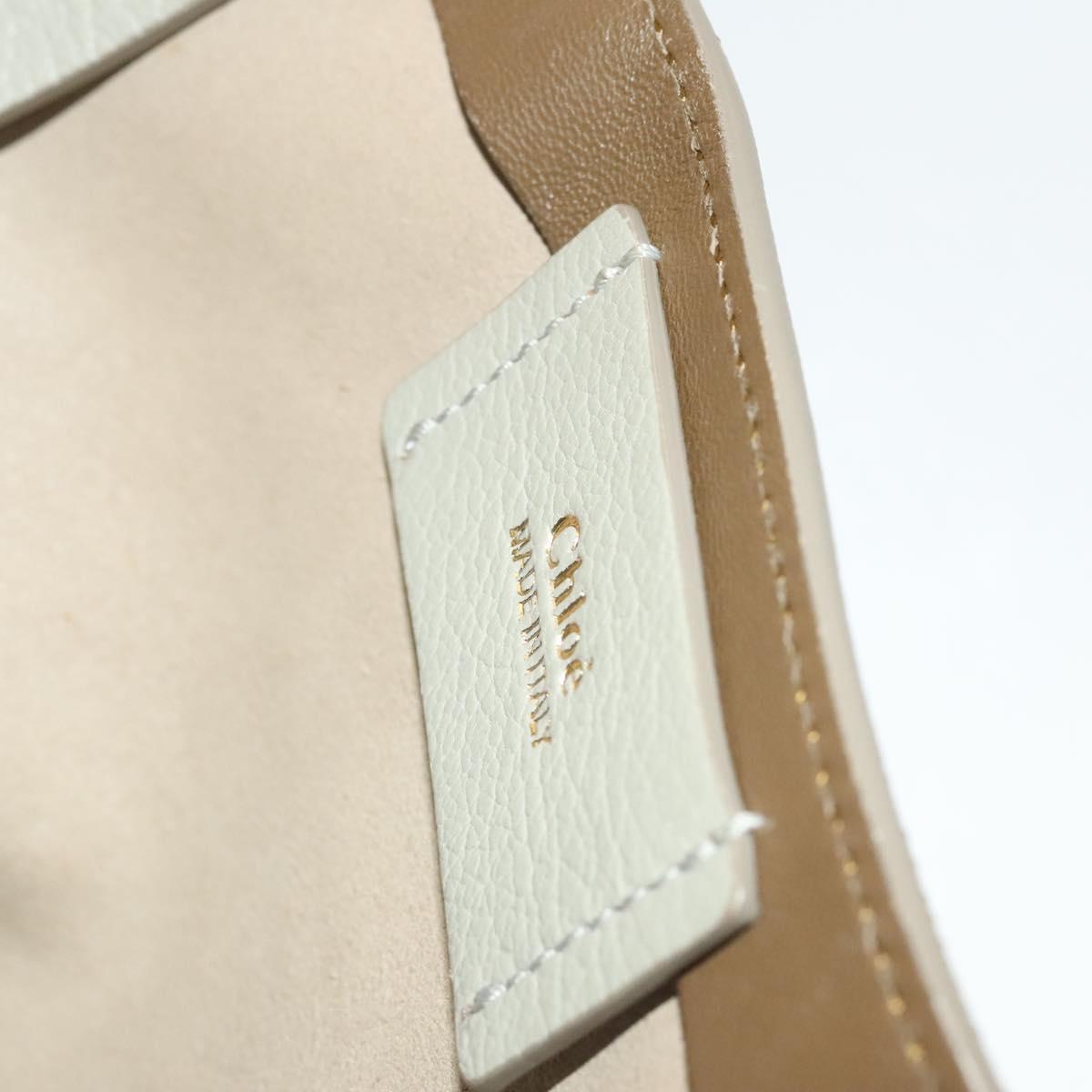Chloe Dylan Tote Bag Leather Gold Auth BA4765