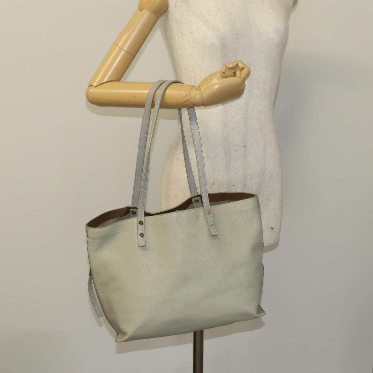 Chloe Dylan Tote Bag Leather Gold Auth BA4765