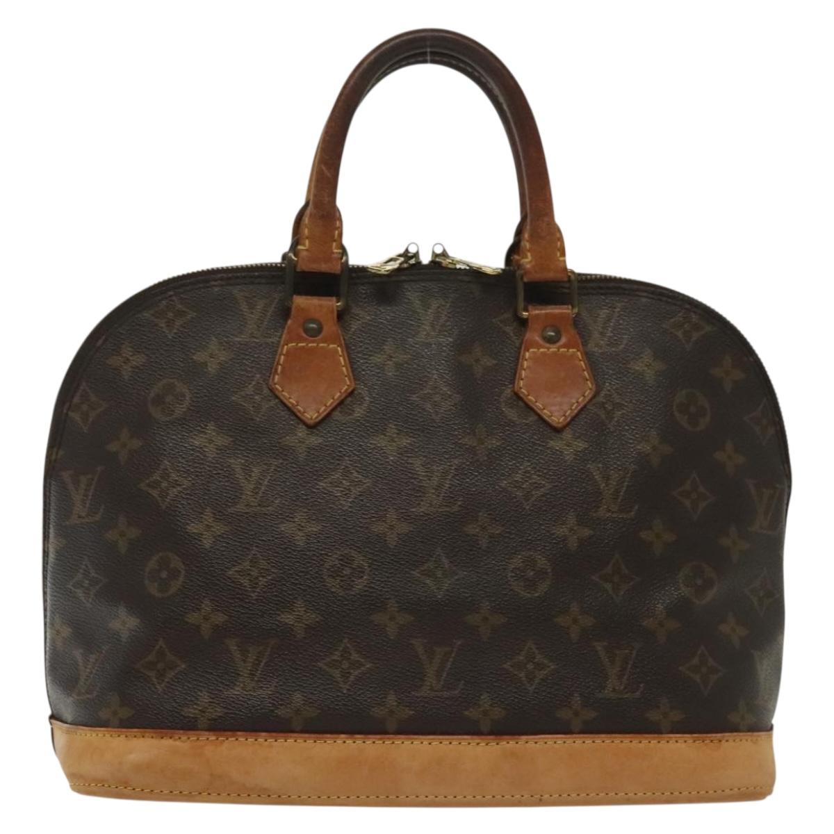 LOUIS VUITTON Monogram Alma Hand Bag M51130 LV Auth BA4767