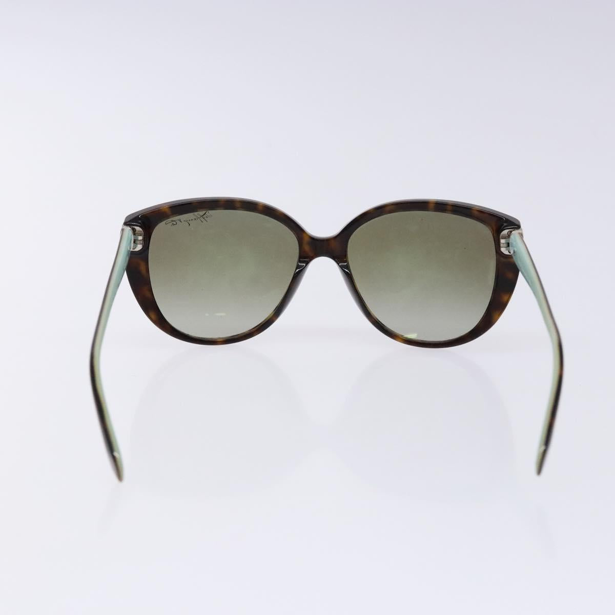 TIFFANY&Co. Sunglasses plastic Brown Auth BA4788