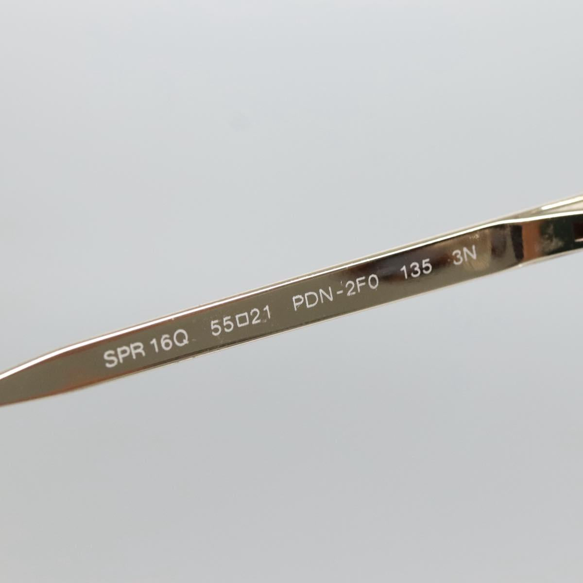 PRADA Sunglasses plastic Brown Auth BA4789