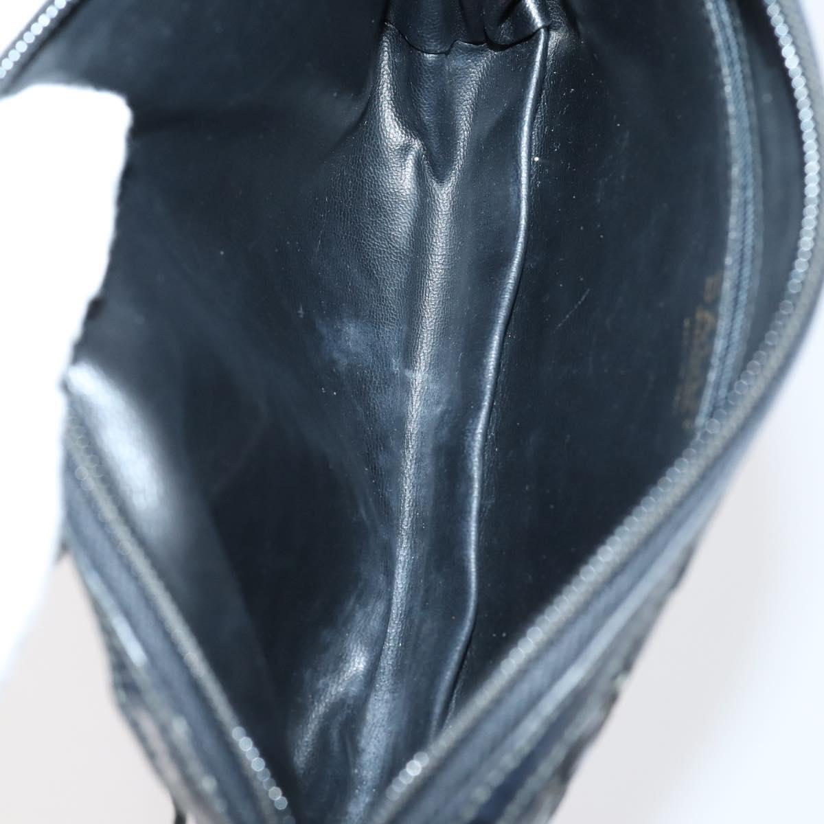 BALLY Shoulder Bag Leather 3Set Brown Black Bordeaux Auth BA4812