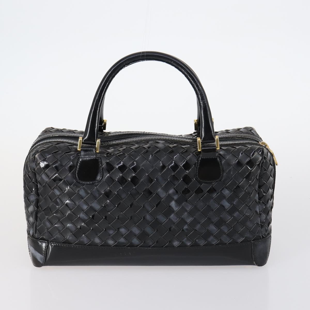 BALLY Shoulder Bag Leather 3 Set Brown Black Auth BA4817