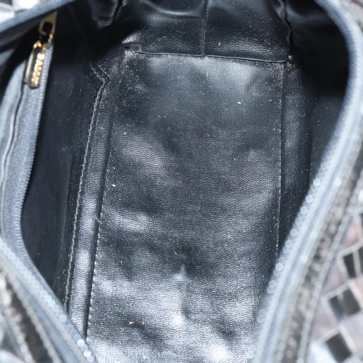 BALLY Shoulder Bag Leather 3Set Brown Black Auth BA4817