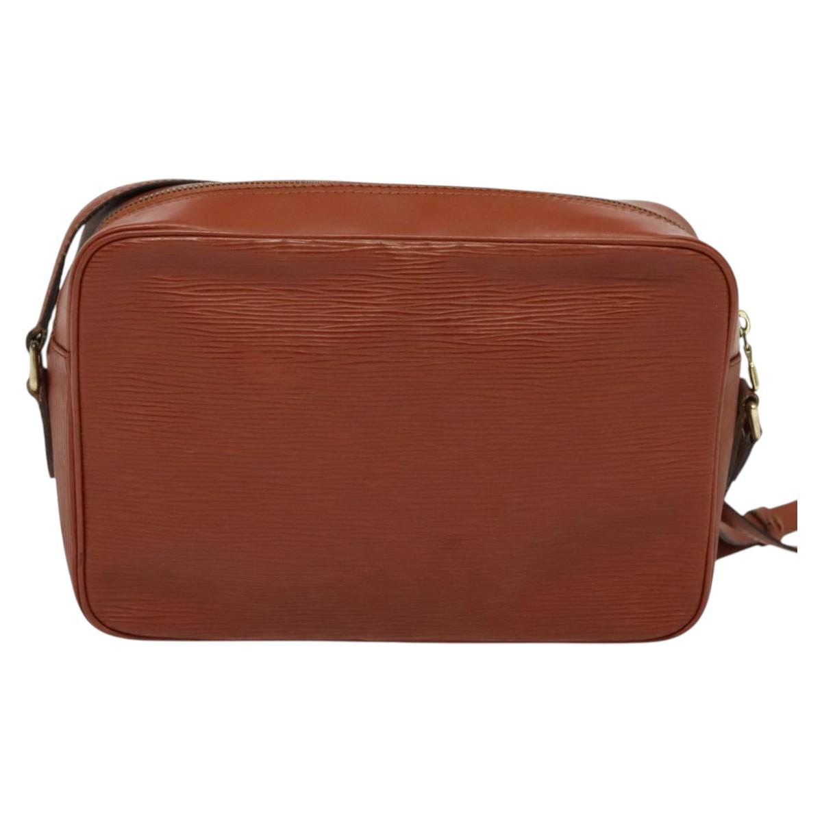 LOUIS VUITTON Epi Trocadero 27 Shoulder Bag Brown M52313 LV Auth BA4848