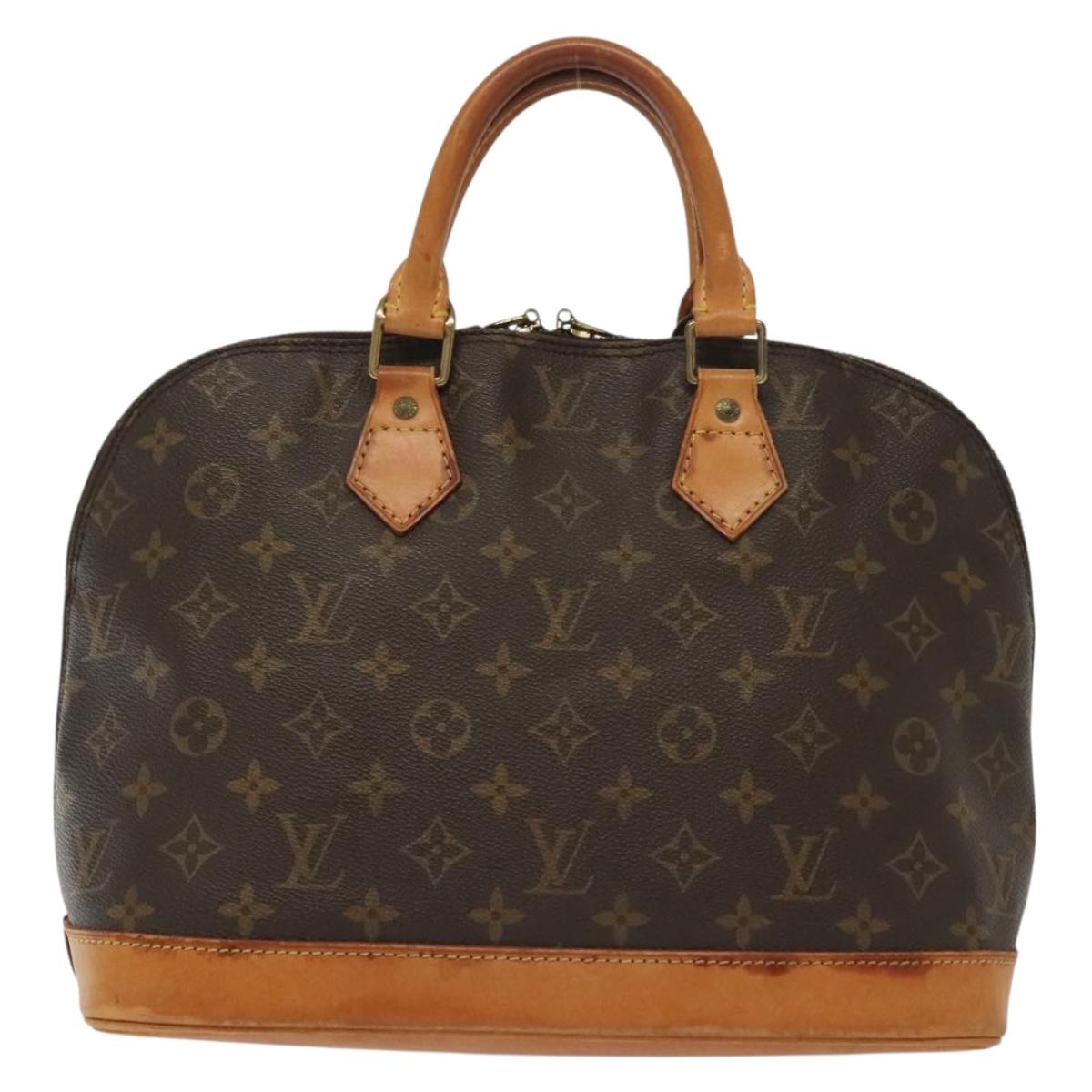 LOUIS VUITTON Monogram Alma Hand Bag M51130 LV Auth BA4852