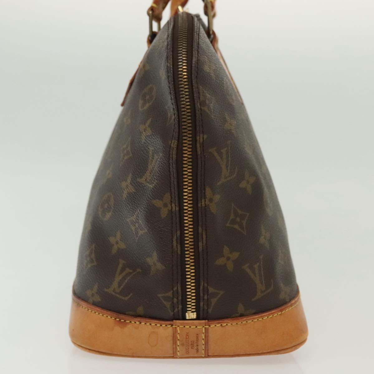 LOUIS VUITTON Monogram Alma Hand Bag M51130 LV Auth BA4852