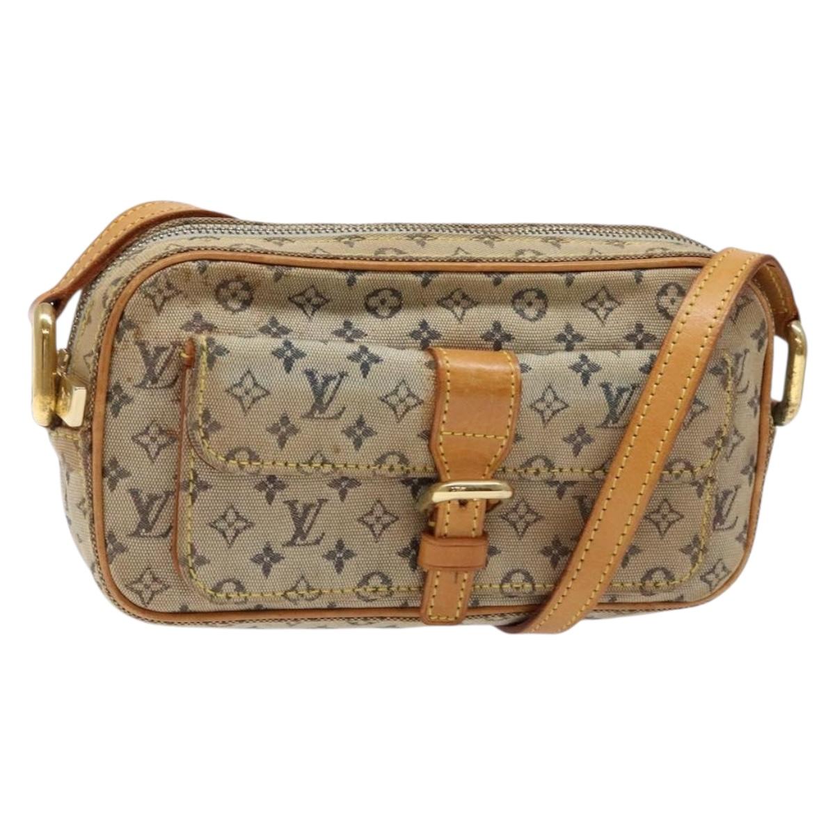 LOUIS VUITTON Monogram Mini Juliet MM Shoulder Bag Blue M92004 LV Auth BA4861