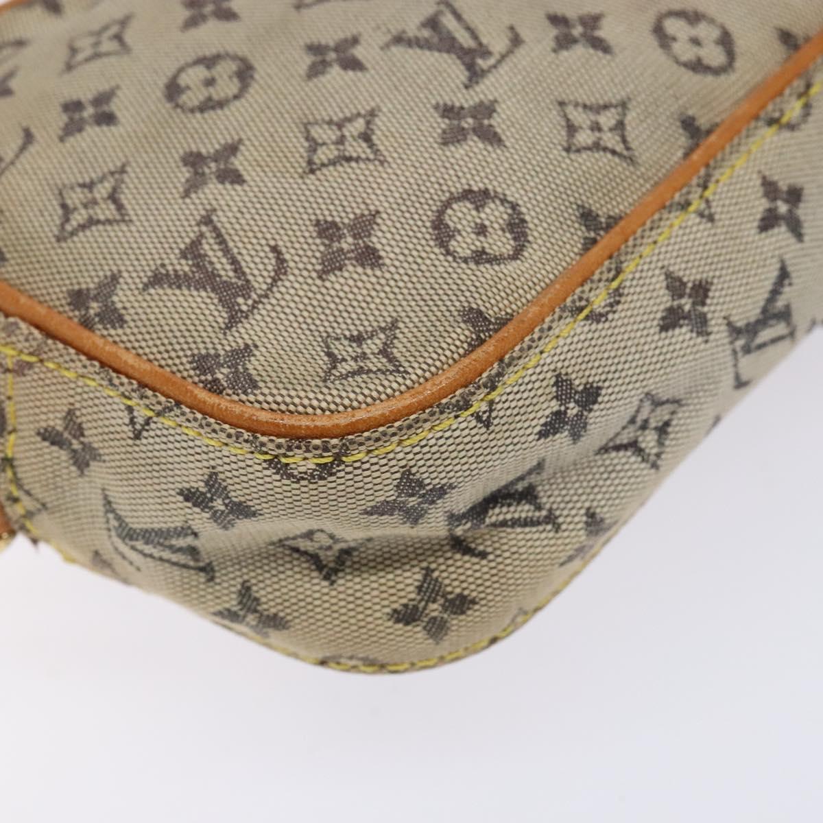 LOUIS VUITTON Monogram Mini Juliet MM Shoulder Bag Blue M92004 LV Auth BA4861