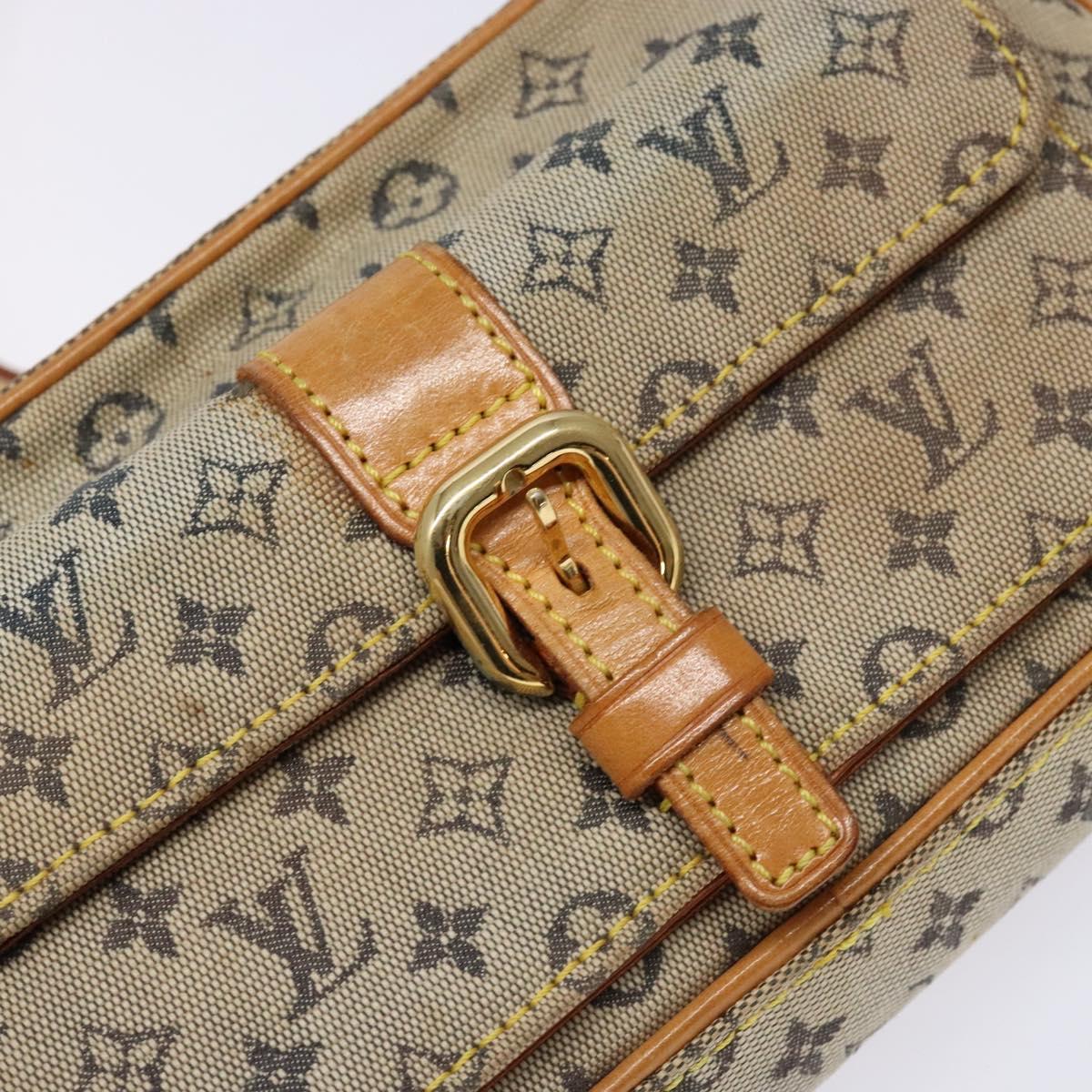 LOUIS VUITTON Monogram Mini Juliet MM Shoulder Bag Blue M92004 LV Auth BA4861