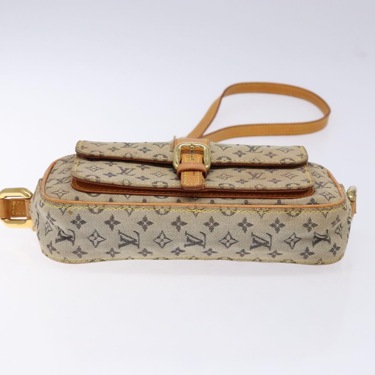 LOUIS VUITTON Monogram Mini Juliet MM Shoulder Bag Blue M92004 LV Auth BA4861