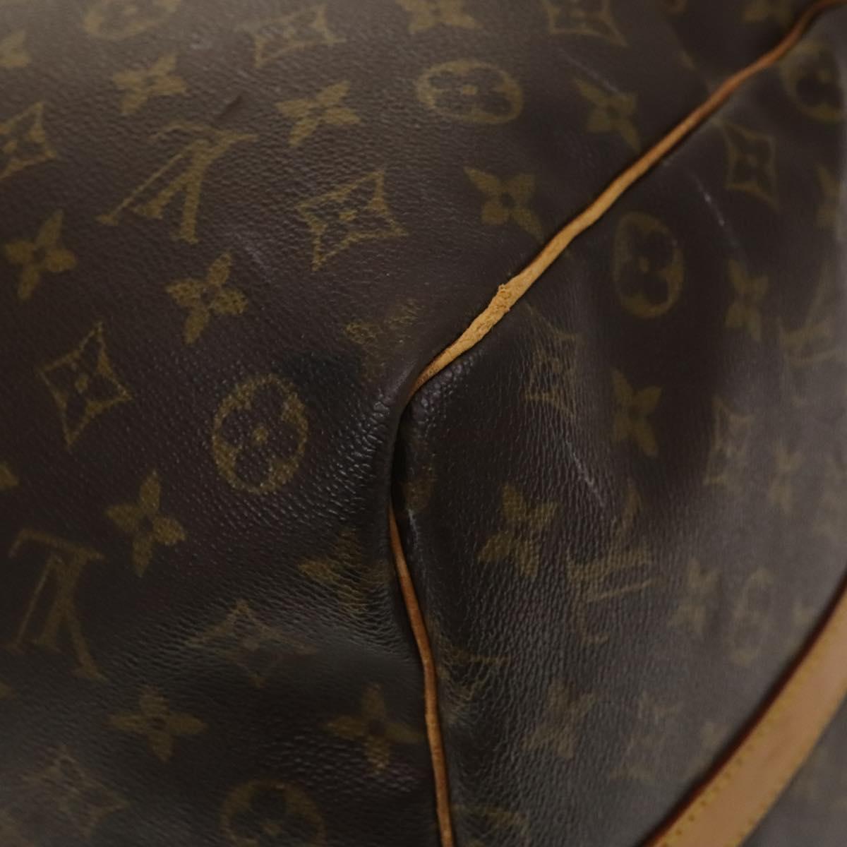 LOUIS VUITTON Monogram Keepall Bandouliere 60 Boston Bag M41412 LV Auth BA4890