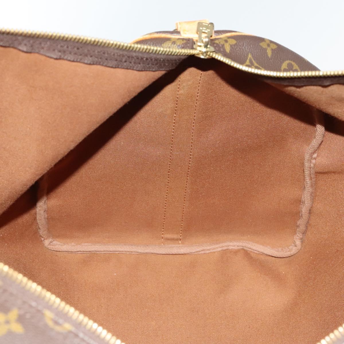 LOUIS VUITTON Monogram Keepall Bandouliere 60 Boston Bag M41412 LV Auth BA4890