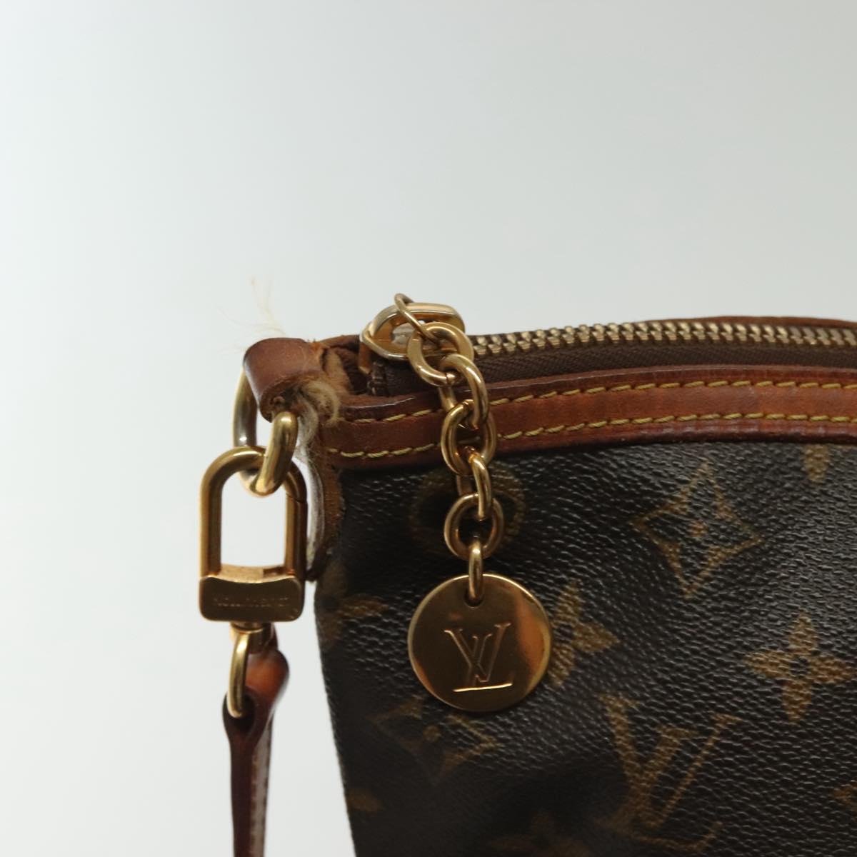 LOUIS VUITTON Monogram Palermo PM Tote Bag M40145 LV Auth BA4893