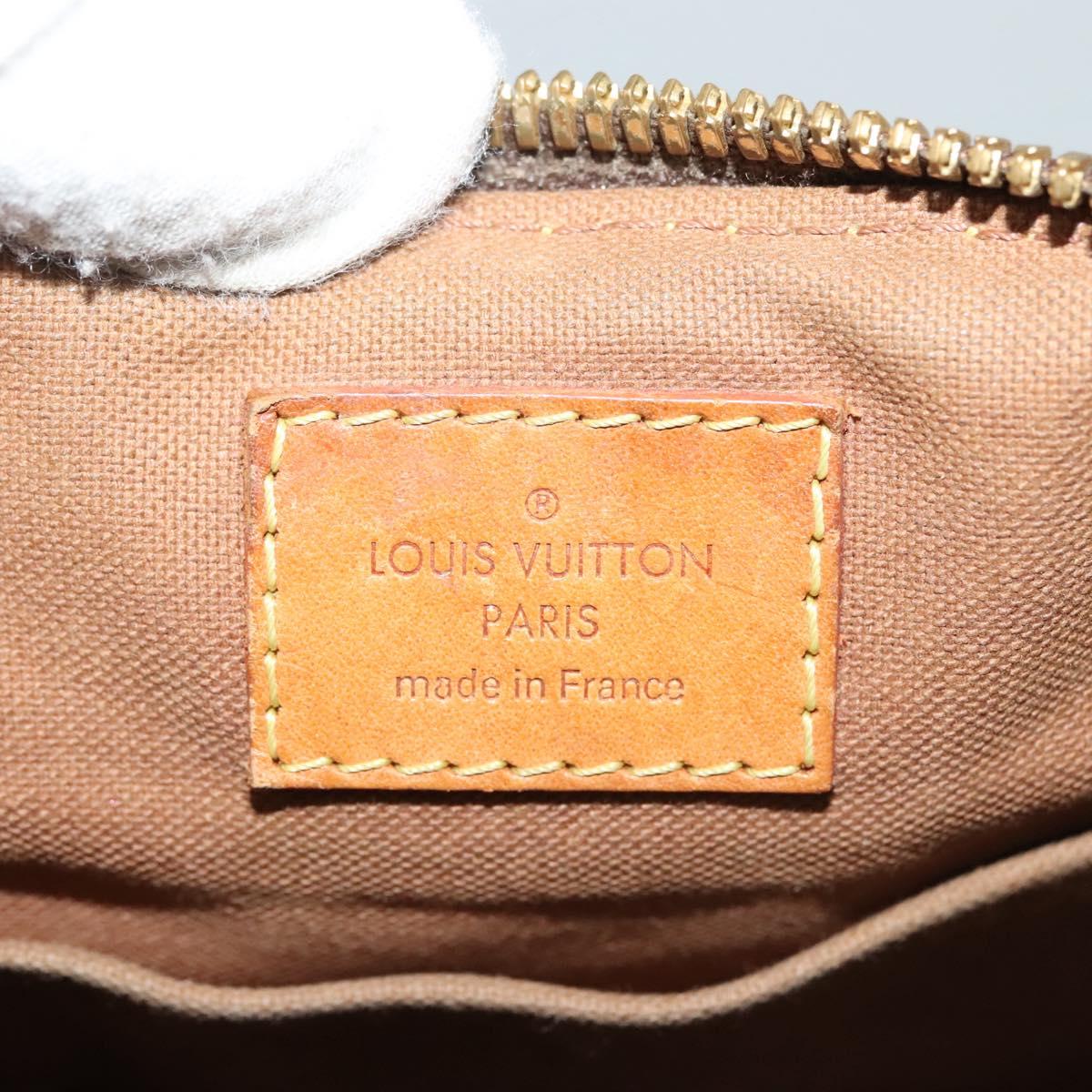 LOUIS VUITTON Monogram Palermo PM Tote Bag M40145 LV Auth BA4893