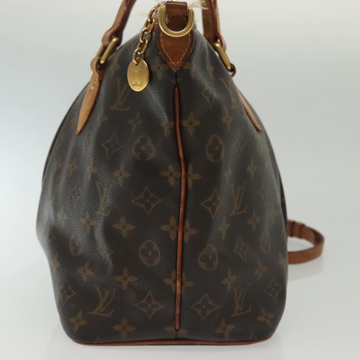LOUIS VUITTON Monogram Palermo PM Tote Bag M40145 LV Auth BA4893
