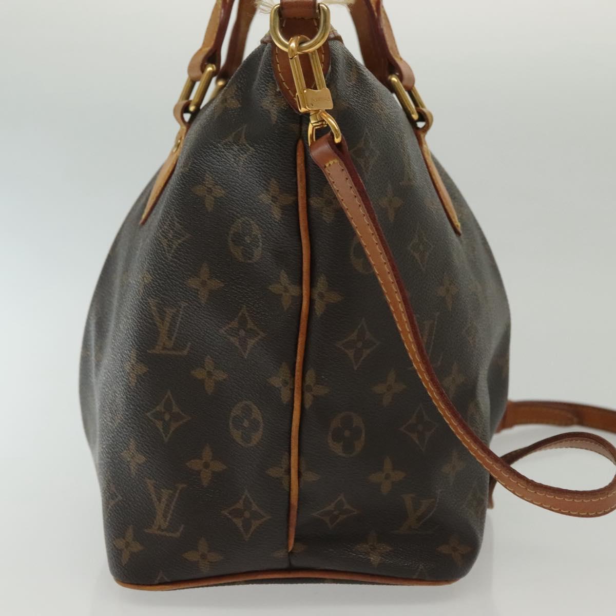 LOUIS VUITTON Monogram Palermo PM Tote Bag M40145 LV Auth BA4893
