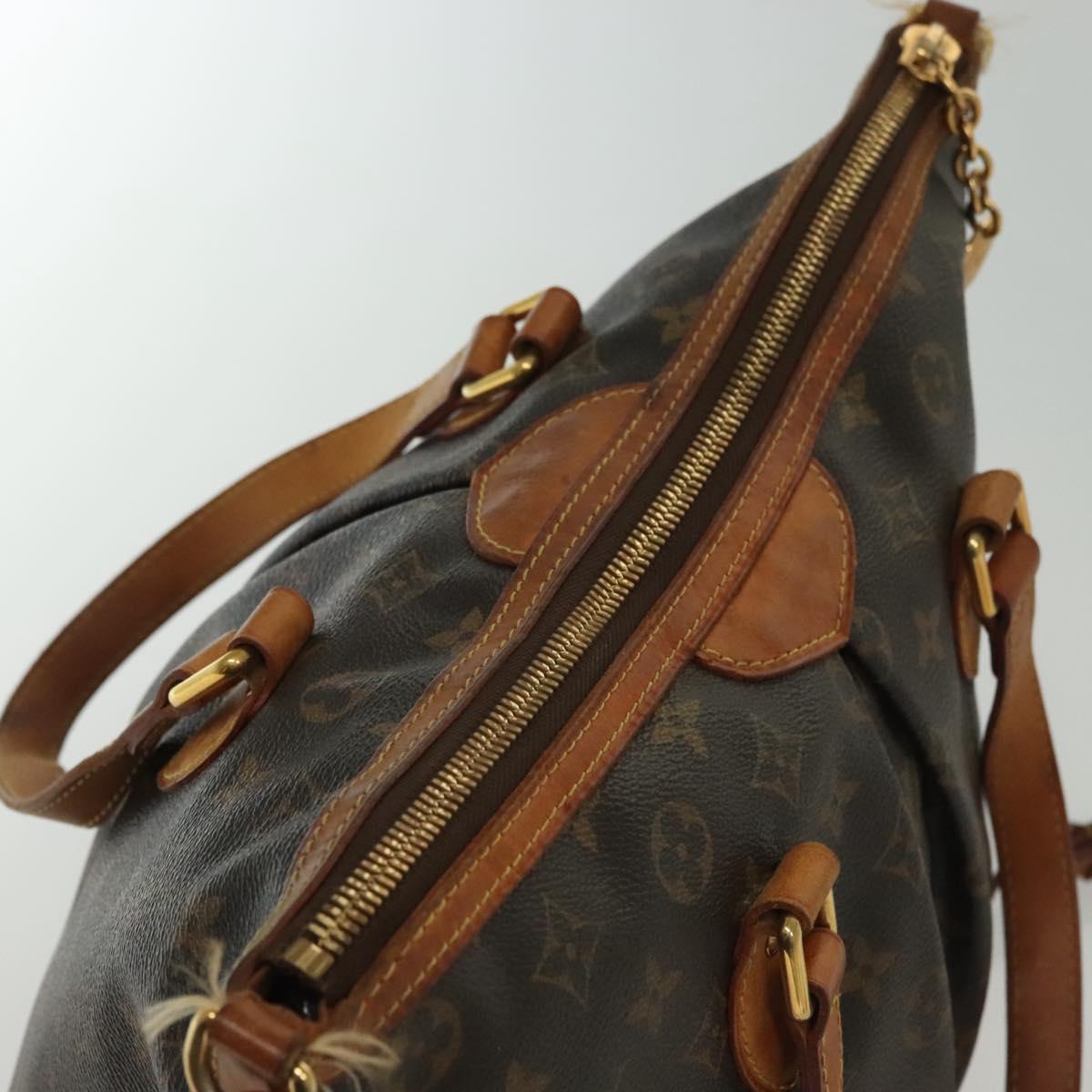 LOUIS VUITTON Monogram Palermo PM Tote Bag M40145 LV Auth BA4893