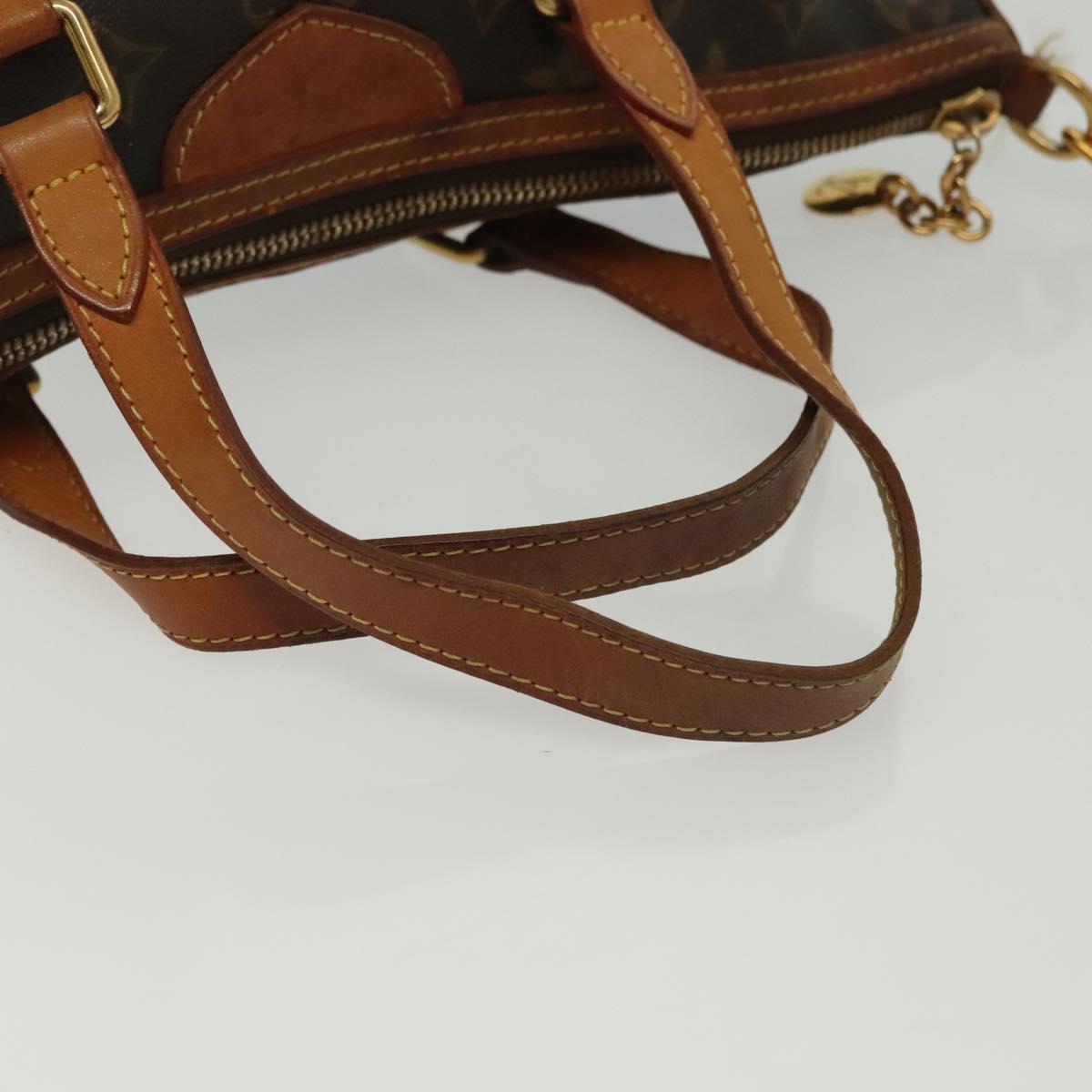 LOUIS VUITTON Monogram Palermo PM Tote Bag M40145 LV Auth BA4893