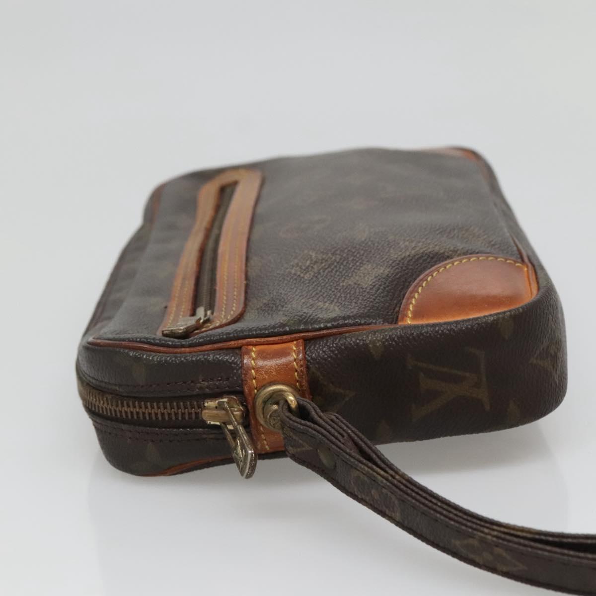 LOUIS VUITTON Monogram Marly Dragonne GM Clutch Bag M51825 LV Auth BA4895