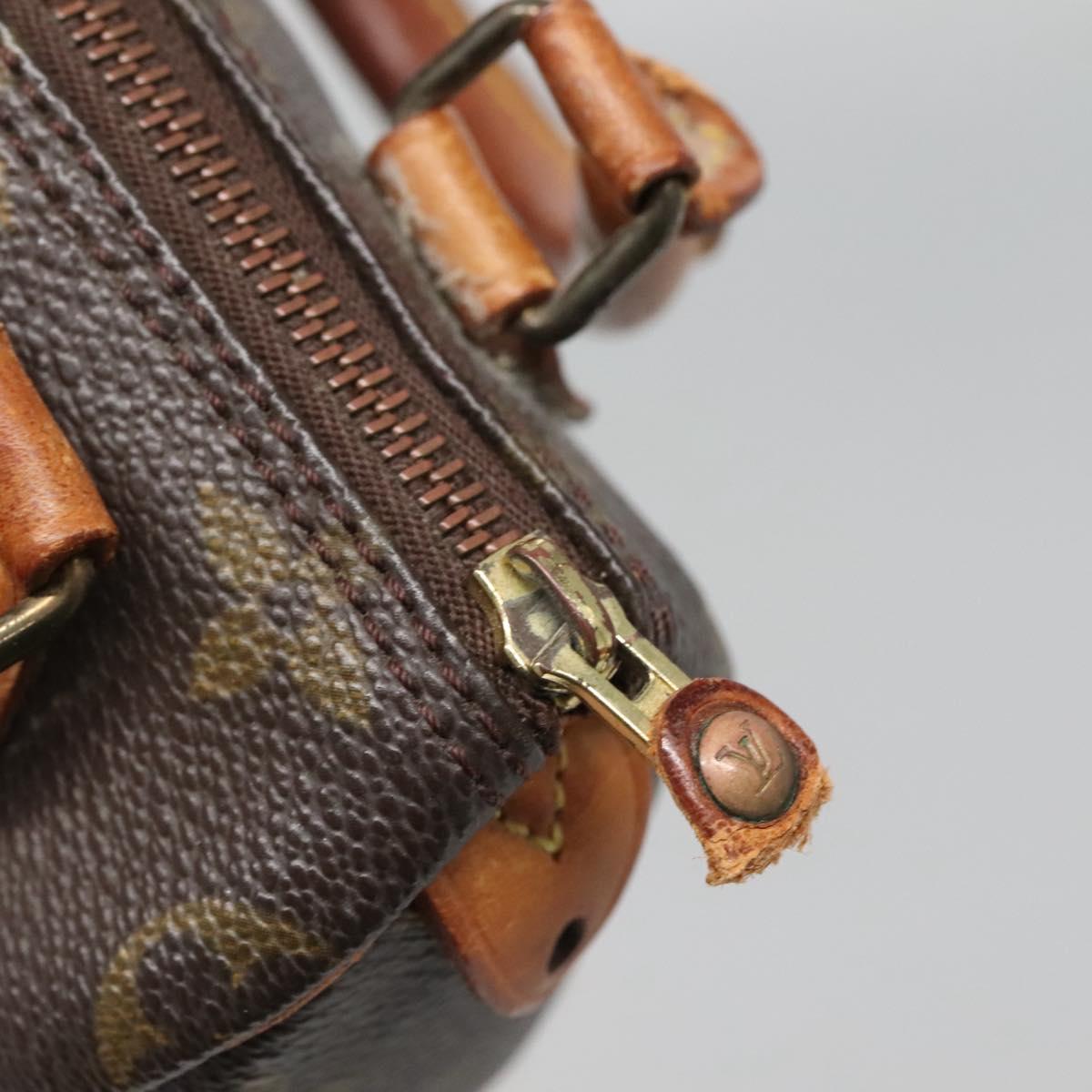 LOUIS VUITTON Monogram Mini Speedy Hand Bag M41534 LV Auth BA4905