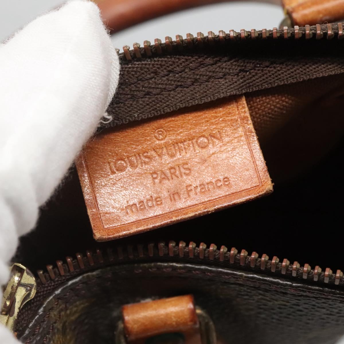 LOUIS VUITTON Monogram Mini Speedy Hand Bag M41534 LV Auth BA4905