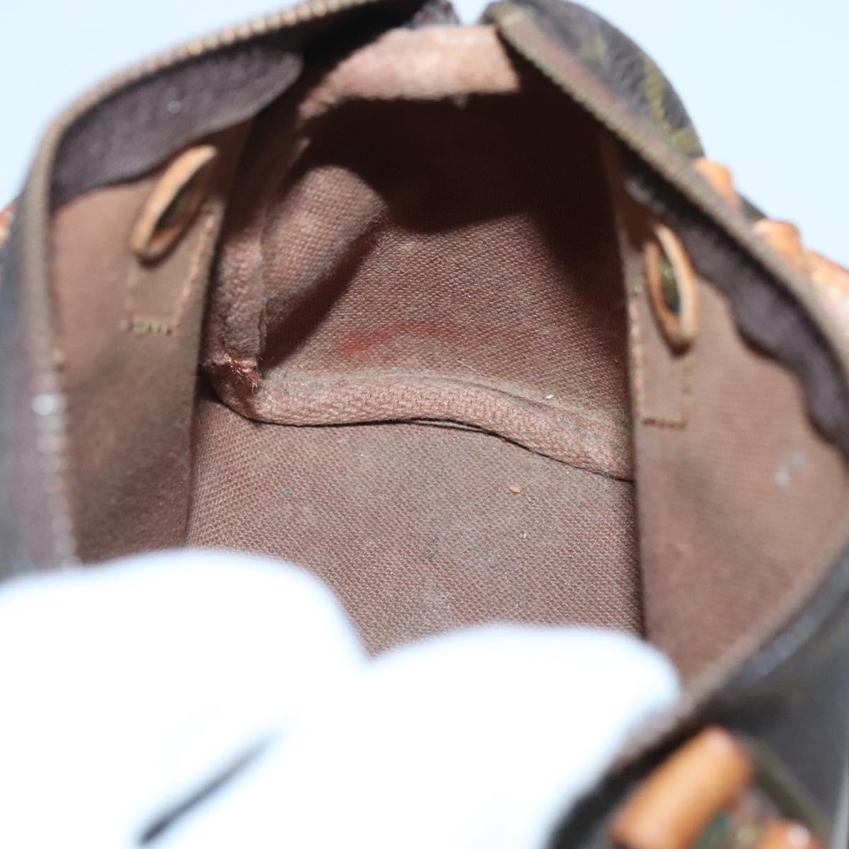 LOUIS VUITTON Monogram Mini Speedy Hand Bag M41534 LV Auth BA4905