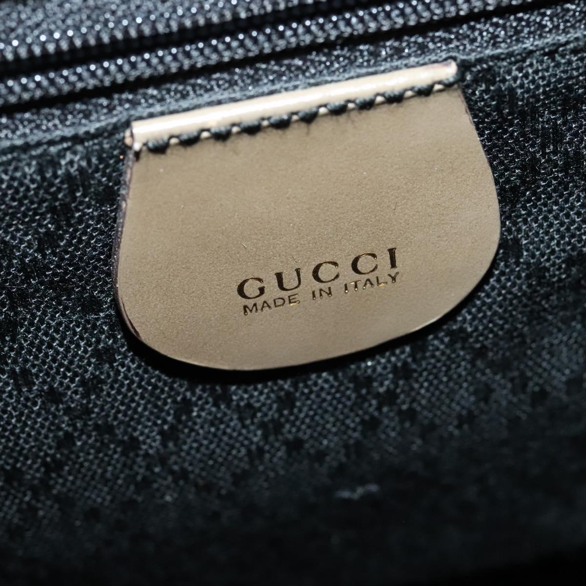 GUCCI Bamboo Backpack Enamel Gold 003 1705 0030 Auth BA4926